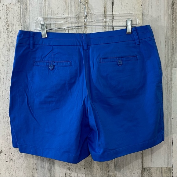 British Khaki Royal Blue Shorts Size 12 - Picture 9 of 12